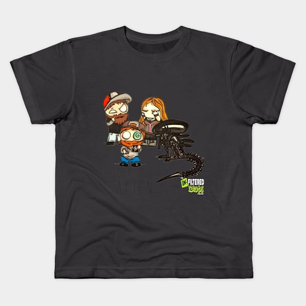 Ridley Squat Kids T-Shirt by FirefliZERO